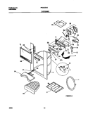 I&W DISPENSER Diagram and Parts List for FRS24ZGGB0  Frigidaire Refrigerator