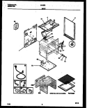BODY PARTS Diagram and Parts List for 30-2252-00-03  Tappan Range