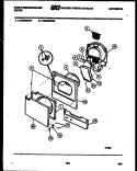 DOOR PARTS Diagram and Parts List for DC600EXW4  Frigidaire Dryer