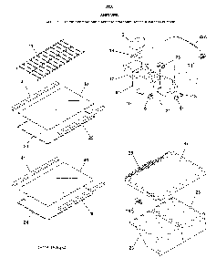 Shelves Diagram and Parts List for 25360505617  Kenmore Refrigerator