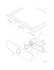 Controls/top Panel Diagram and Parts List for EFMG417SIW0  Electrolux Dryer