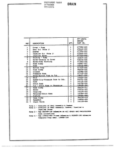 24` Washer/ Drain Page 2 Diagram and Parts List for 6507A  Frigidaire Washer