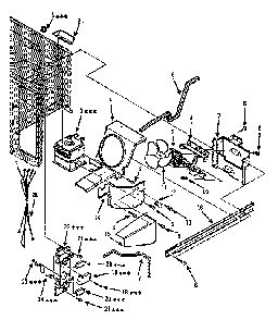 Switches And Microwave Diagram and Parts List for 5648896280  Kenmore Microwave