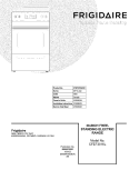 COVER Diagram and Parts List for CFEF3016LWC  Frigidaire Range