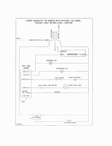 Wiring Schematic Diagram and Parts List for 25360002414  Kenmore Refrigerator