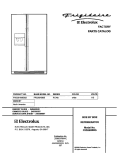 COVER Diagram and Parts List for FRS26HBBSB2  Frigidaire Refrigerator