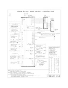 Wiring Diagram Diagram and Parts List for EW27MC65JW2  Electrolux Microwave Oven Combo