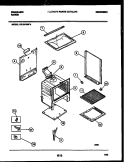 BODY PARTS Diagram and Parts List for G31BPNW4  Frigidaire Range