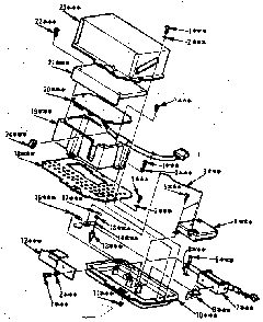 Infrared Sensor Diagram and Parts List for 5648998600  Kenmore Microwave