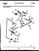 BURNER PARTS Diagram and Parts List for CP303VP2W01  Uni Range