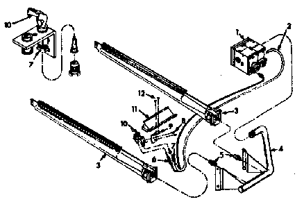 Burner & manifold assembly Diagram and Parts List for 867769174  Frigidaire Furnace