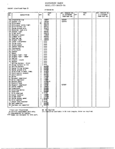 Chest/cabinet Page 3 Diagram and Parts List for 86458-OA  Frigidaire Freezer