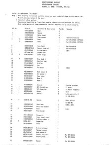 Microwave Oven Complete Page 5 Diagram and Parts List for 8608A  Frigidaire Microwave
