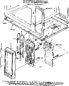 Control Panel Parts Diagram and Parts List for 5649998010  Kenmore Microwave