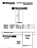 COVER Diagram and Parts List for FRS24XGCB2  Frigidaire Refrigerator