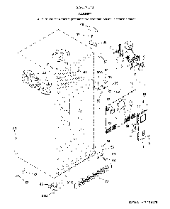Cabinet Diagram and Parts List for 2536041261B  Kenmore Refrigerator