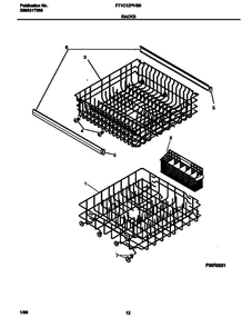 Frigidaire F71c12phs0 1 Diagram and Parts List for F71C12PHS0 V0 Frigidaire Refrigerator