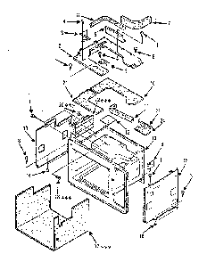 Cavity Parts-a Diagram and Parts List for 5648896380  Kenmore Microwave