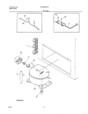 SYSTEM Diagram and Parts List for WFC09M3HW1  Westinghouse Freezer