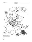 UPPER OVEN Diagram and Parts List for PLEB30T8ACA  Frigidaire Wall Oven