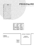 COVER Diagram and Parts List for FKFH21F7HWD  Frigidaire Freezer