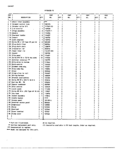 Chest Freezer Assembly Page 2 Diagram and Parts List for 80636-7C  Frigidaire Freezer
