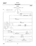 WIRING SCHEMATIC Diagram and Parts List for FRT21G4BW0  Frigidaire Refrigerator