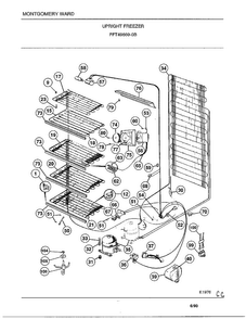Part Location Diagram of 8010741 Frigidaire Second shelf