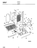 SYSTEM Diagram and Parts List for FRS22ZGHD4  Frigidaire Refrigerator