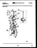 TRANSMISSION PARTS Diagram and Parts List for LC248H1  Frigidaire Washer