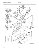 Part Location Diagram of 316580624 Frigidaire HARNESS-IGNITOR