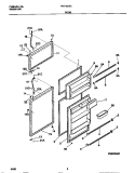 Part Location Diagram of 215516239 Frigidaire RACK-DOOR
