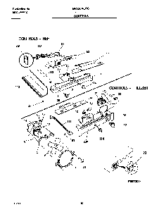 Part Location Diagram of 215051105 Frigidaire KNOB-DAMPER CONTROL