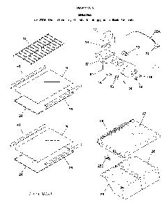 Shelves Diagram and Parts List for 25360502619  Kenmore Refrigerator