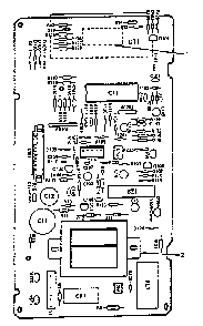 Power And Control Circuit Board Diagram and Parts List for 5648824681  Kenmore Microwave