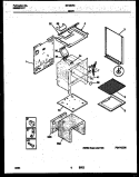 BODY PARTS Diagram and Parts List for GF420RXW3  Frigidaire Range
