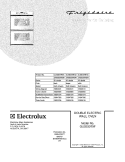 COVER Diagram and Parts List for GLEB30T9FQA  Frigidaire Wall Oven