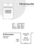 COVER Diagram and Parts List for FGGF3032KBD  Frigidaire Range