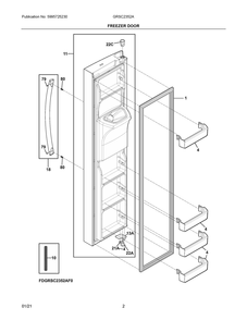 Part Location Diagram of 5304533275 Frigidaire BIN ASSEMBLY