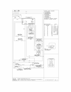 Wiring Diagram Diagram and Parts List for 79040523400  Kenmore Wall Oven