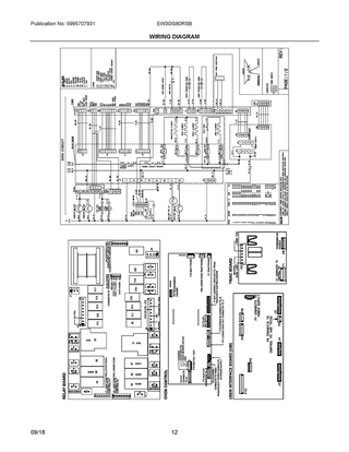 Wiring Diagram Diagram and Parts List for EW30IS80RSB  Frigidaire Range