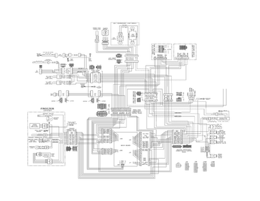 Wiring Diagram Diagram and Parts List for FGHB2846LF3  Frigidaire Refrigerator