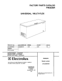COVER Diagram and Parts List for CFC09M4AW0  Uni Freezer