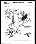 SYSTEM AND AUTOMATIC DEFROST PARTS Diagram and Parts List for GTN175HH2  Uni Refrigerator
