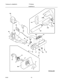 CONTROLS Diagram and Parts List for FFHS2624LP0  Frigidaire Refrigerator