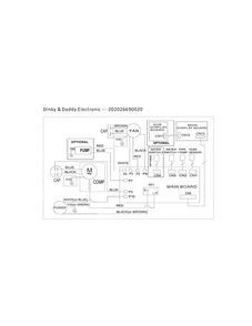 Wiring Diagram Diagram and Parts List for CAD504DUL12  Frigidaire Dehumidifier