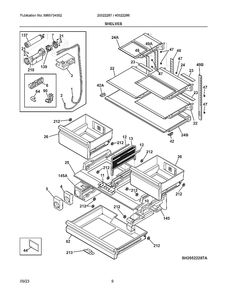Part Location Diagram of 242220131 Frigidaire TUBE