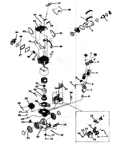 Canister Diagram and Parts List for EL7055A  Electrolux Canister Vacuum
