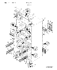 Cabinet Diagram and Parts List for PRMC2285AF  Frigidaire Refrigerator