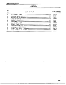 Freezer Page 2 Diagram and Parts List for 44056A-0  Frigidaire Freezer